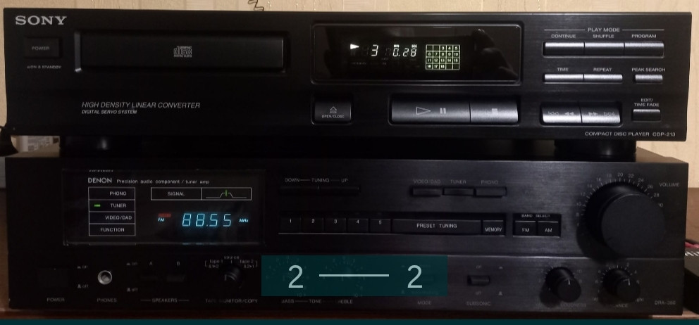Ресивер: DENON DRA 350 SONY CDR 213. Киев - изображение 1