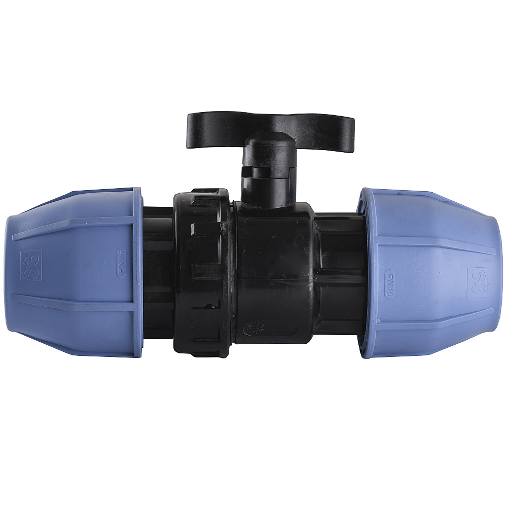 Кран кульовий ПНД Vsplast  63  6001 Тернополь - изображение 1