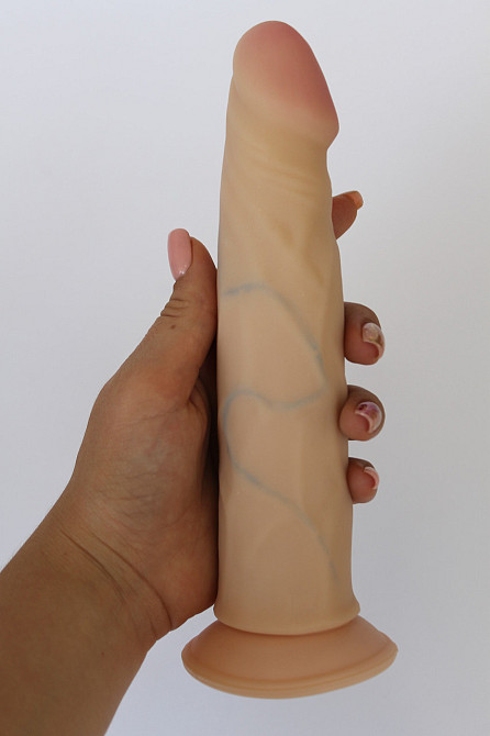 Фалоімітатор EGZO Ciberskin D004 (18,5 см х 4 см) Sex Aura Київ - фото 4