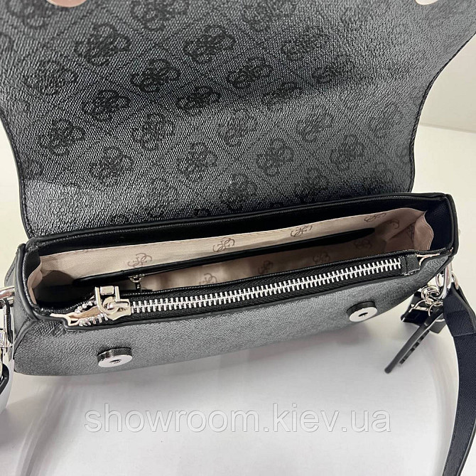 Женская сумочка на плечо Guess (813019) grey Киев - изображение 6