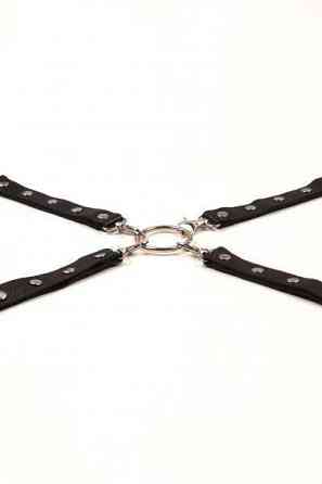 Фіксатор Leather Fixer Large Black Sex Aura Київ