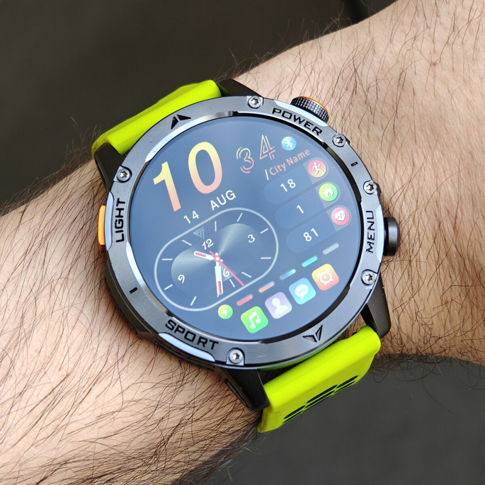 Розумний смарт-годинник Smart Power Ultra Venom Green (3 ремінці) Вінниця - фото 7