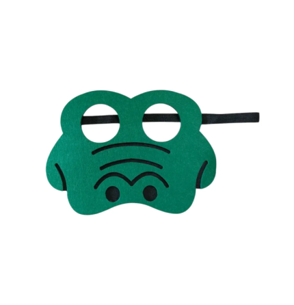 Детская маска Крокодил на праздник one size зеленый Киев