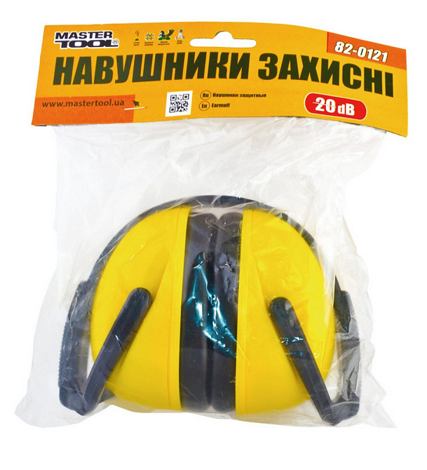 MASTERTOOL Навушники захисні протишумові MASTERTOOL посилене складне оголов'я III-EN 352-1 SNR Київ - фото 4