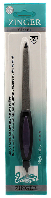 Пилочка-полировка сапфировая для ногтей ZINGER цветной Днепр - изображение 1