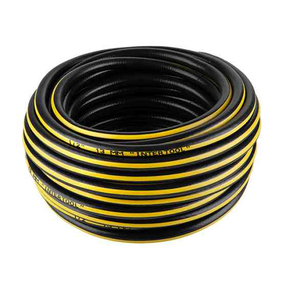 Шланг для води 4-х шаровий 1/2 ", 20м, армований, PVC INTERTOOL GE-4103 Київ