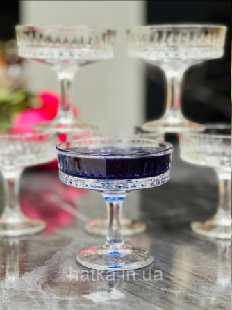 Набір келихів-креманок 6 шт. для мартіні та шампанського"Делайт" 195 мл 102-1705 Київ