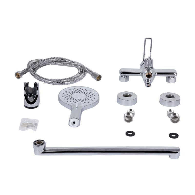 Смеситель для ванны Qtap Taurus c душевым гарнитуром QTTAU260CRM45663 Chrome Киев - изображение 9