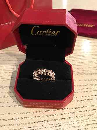 Кільце Cartier Juste un Clou ("зубчики") — покриття рожеве золото без цирконію Одеса