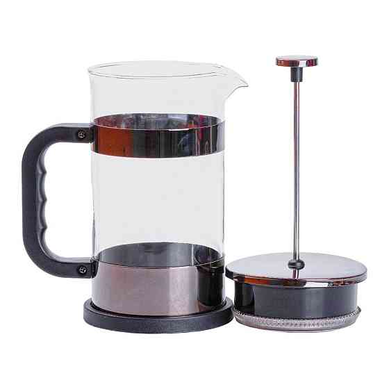 Чайник заварник з френч-пресом 1 л чорний Київ