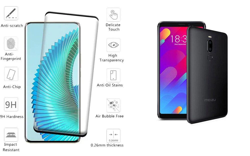 Защитное стекло HyperGlass Pro для Meizu M8, M8 lite, M8 Note – максимальная чувствительность и защита Киев - изображение 2