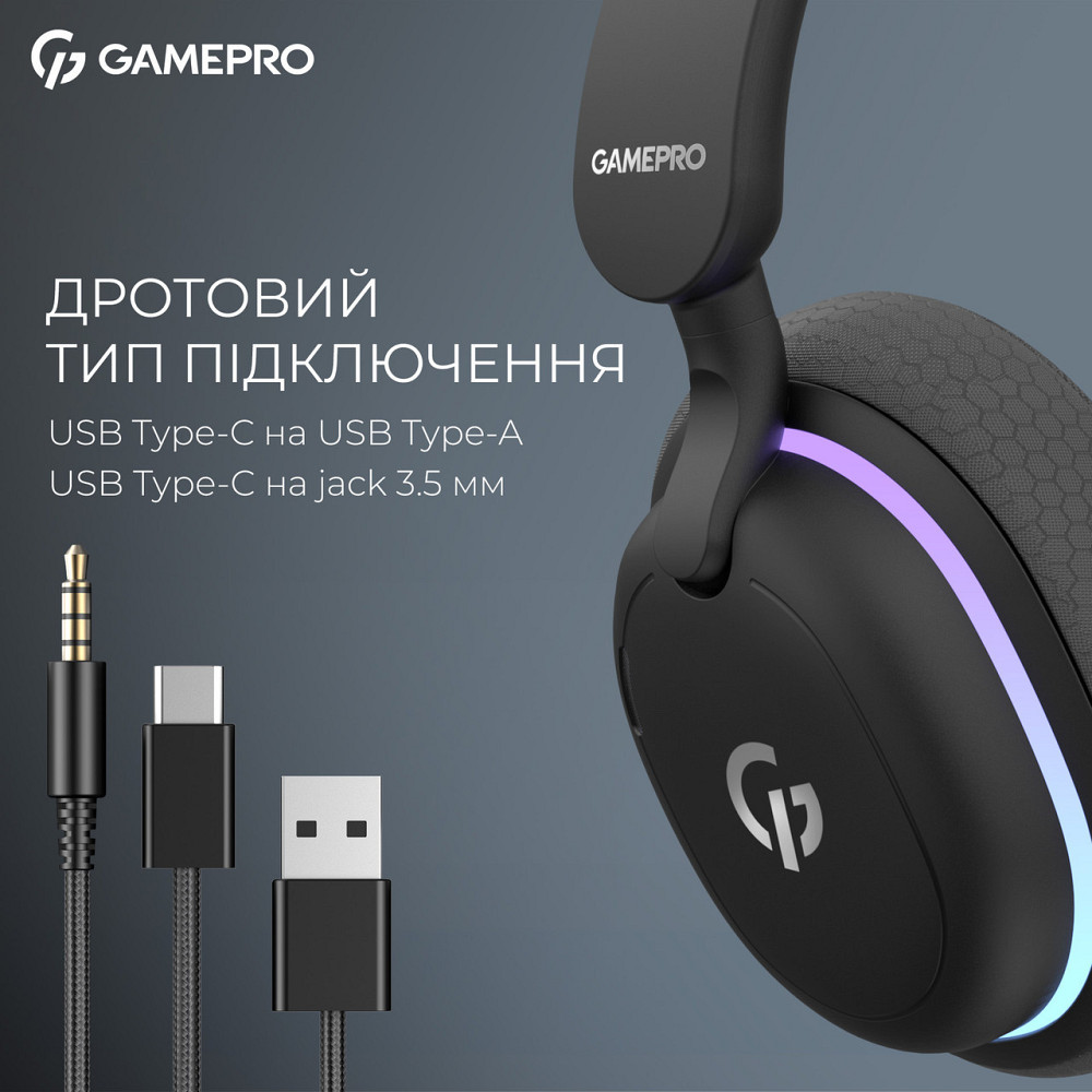 Гарнітура GamePro Asgard Bragi Black (HSW250B) ( Чорний ) Харків - фото 12