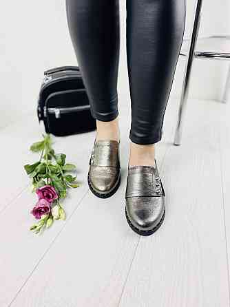 MILLI GOLD Туфлі жіночі MILLI GOLD 359-1705 срібні (весна-осінь, шкіра натуральна) (3308) Коломия