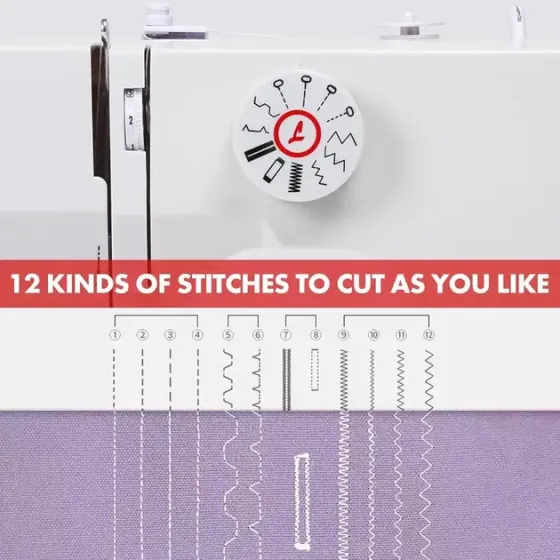 Портативная швейная машинка YASM 825 Мини с оверлоком и педалью Коломия