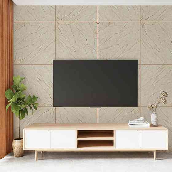 Декоративна ПВХ плита 600х600х3мм Світло-бежевий мармур (S) SW-00001629 Дніпро