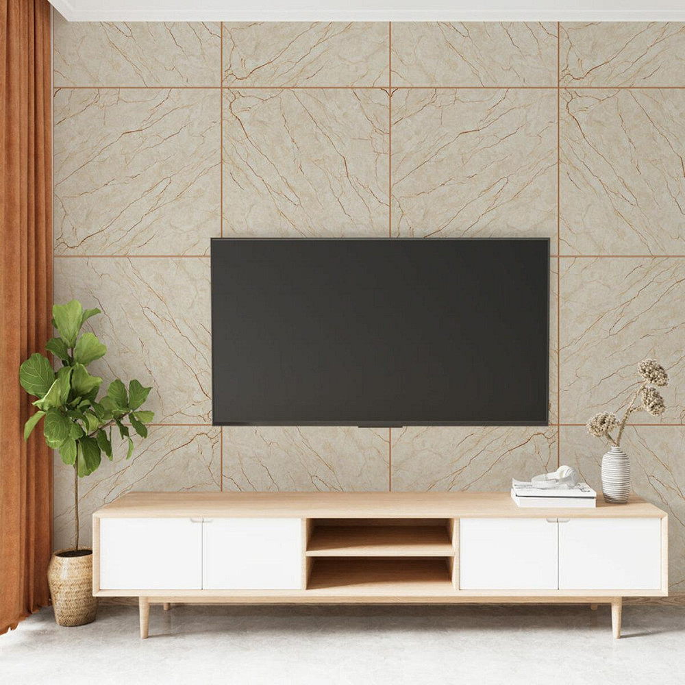 Декоративна ПВХ плита 600х600х3мм Світло-бежевий мармур (S) SW-00001629 Дніпро - фото 6