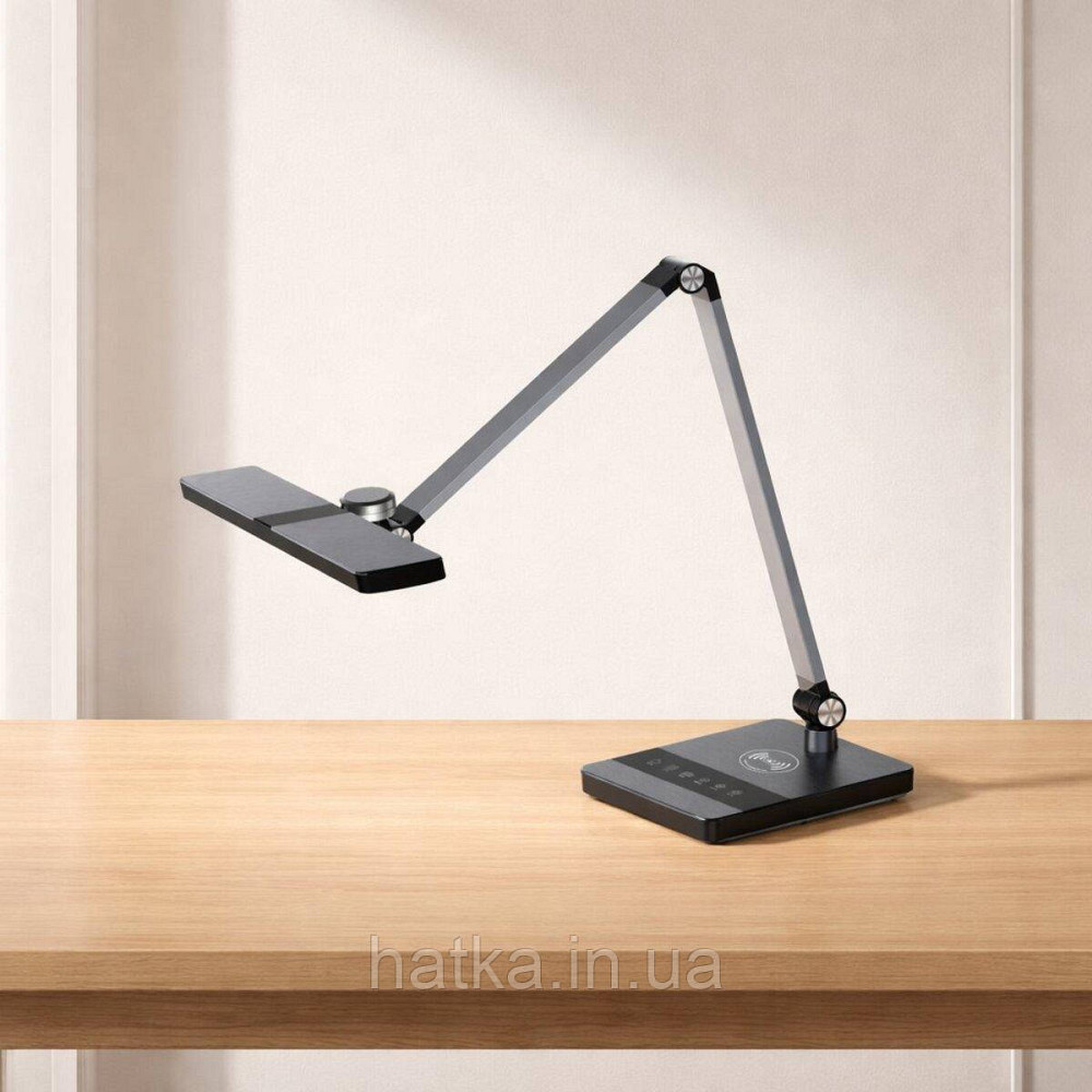 Лампа настільна світлодіодна гнучка Sirius BL-1105-C чорна Київ - фото 11