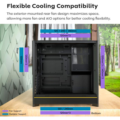 Корпус MONTECH HS01 (B) Винница - изображение 3