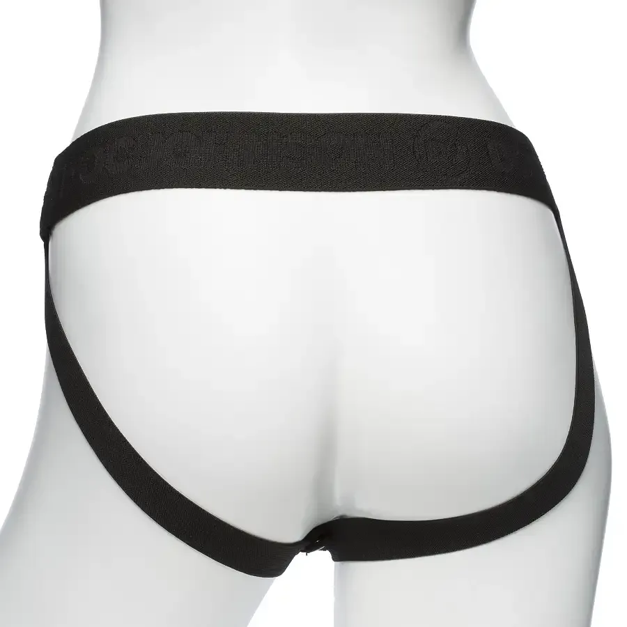 Страпон унісекс Doc Johnson Body Extensions – Be Risque, вібрація, пульт керування, порожня насадка Львов - изображение 5