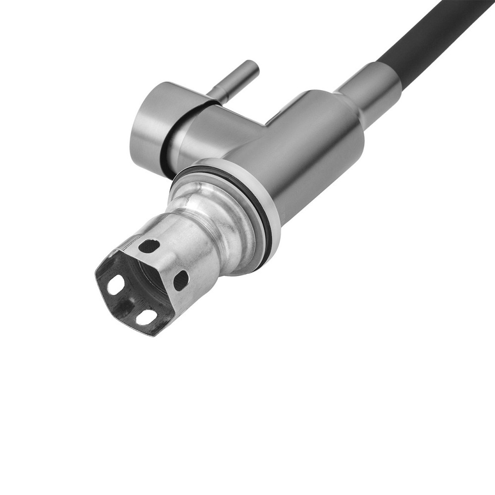 Змішувач для кухні з гнучким виливом Kroner KRP Edelstahl Klassisch — PVD031BLK графіт/чорний Київ - фото 6