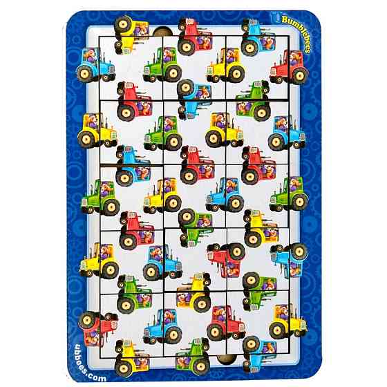 Деревянный пазл Тракторы Ubumblebees (ПСФ127) PSF127 цвет, счет и направления Винница