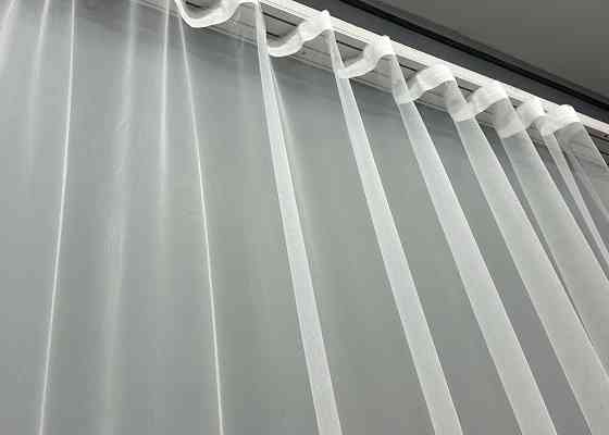 Тюль фатин с вышивкой цвет молочный 1843т Киев