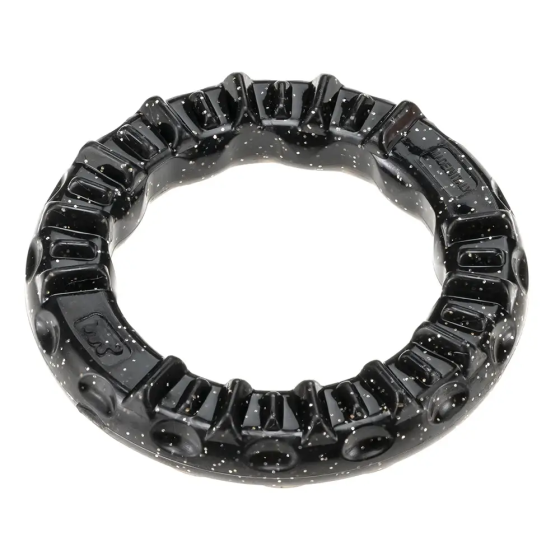 Жевательная игрушка для собак с кристаллами бикарбоната Ferplast Smile (Ферпласт Смайл) Ø 12 x 2,4 cm - S, Черный Запорожье