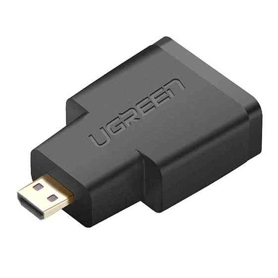 Перехідник UGREEN Micro HDMI Male to HDMI Female Adapter (Black)(UGR-20106) Миколаїв