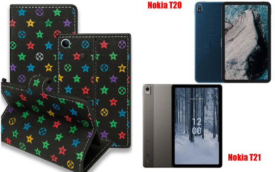 Книжка-трансформер для планшета Nokia T20, Nokia T21, колір Black Lyi Black Київ