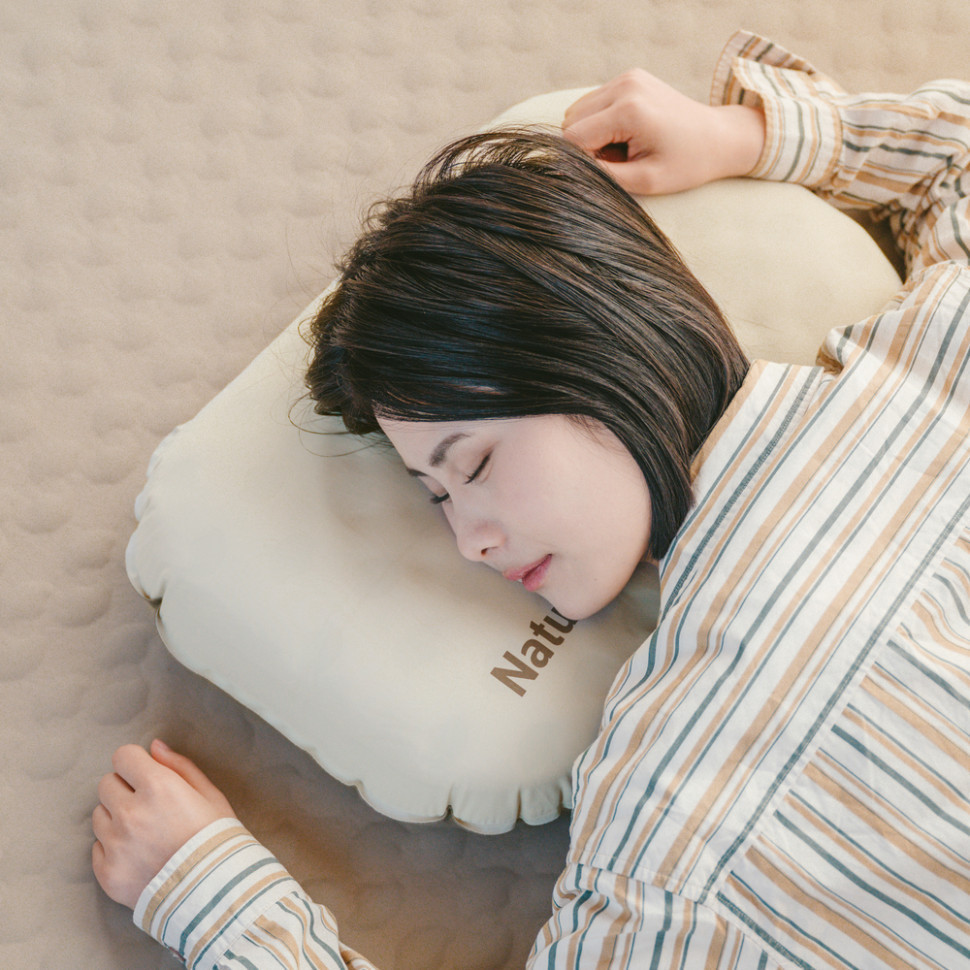 Подушка надувная ультралегкая Naturehike CNK2300DZ024, прямоугольная большая Ровно - изображение 8