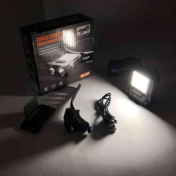 Налобный фонарь для автомеханика SH-T808-2XPE-20SMD-white/red, Налобный светильник для работы в темноте ZA-71 Львов