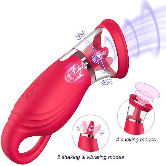 Вакуумний стимулятор з язичком - Licking Tongue Suction Vibrator Erospace Sweet Play A18 Sex Aura Київ