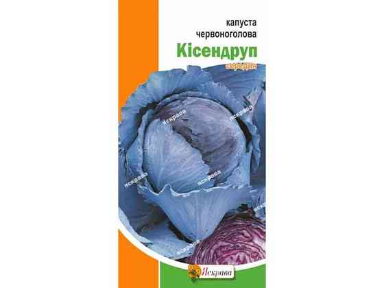 Капуста червоноголова Кісендруп (20 пачок) 0,5г ТМ ЯСКРАВА Київ