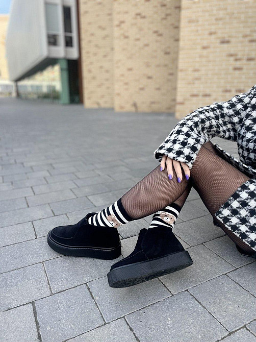 Без бренда Черевики жіночі GREMMY 207 чорні (зима, замша натуральна) (5309) 39 Коломия - фото 3