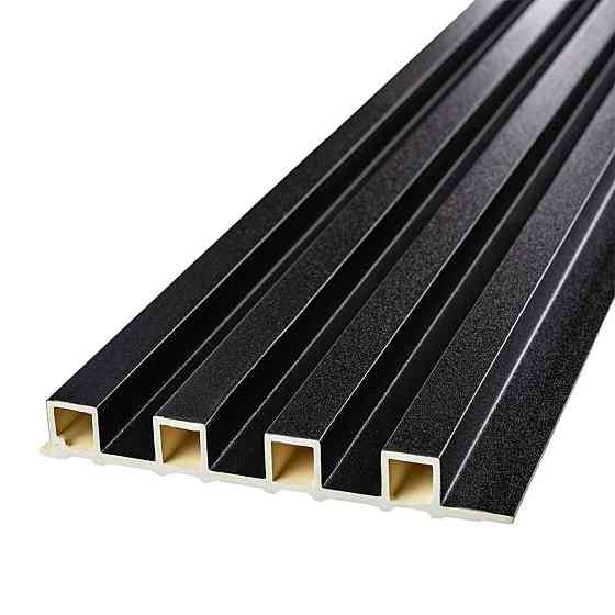 Рейка декоративная WPC стеновая 3000х160х23мм Антрацит SW-00001532 Днепр