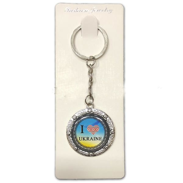 Брелок под ключистильный I love ukrane Киев - изображение 1