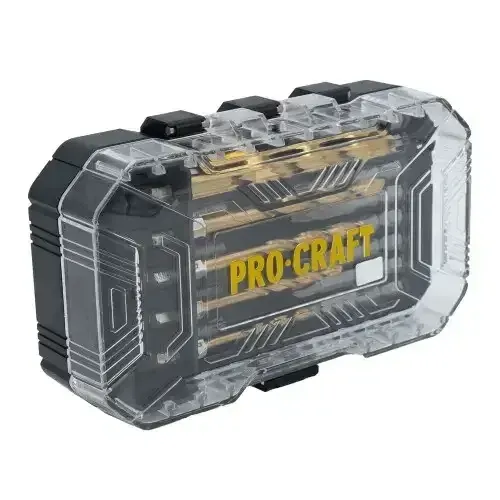 Набір біт і свердел Procraft DBS-18 (18 шт) у кейсі Львів