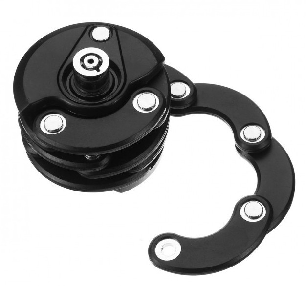 Складной противоугонный замок для велосипеда Bikight Стальная цепь Винница - изображение 1