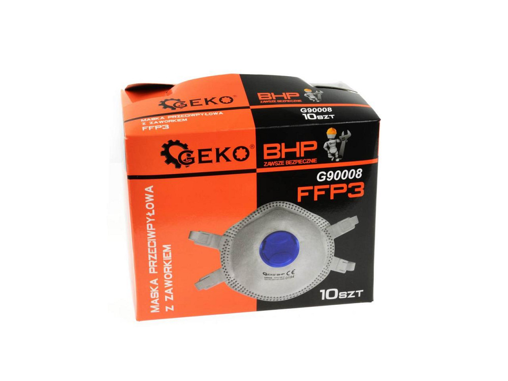Респіратор з клапаном "GeKo" класу захисту FFP3 Київ - фото 4