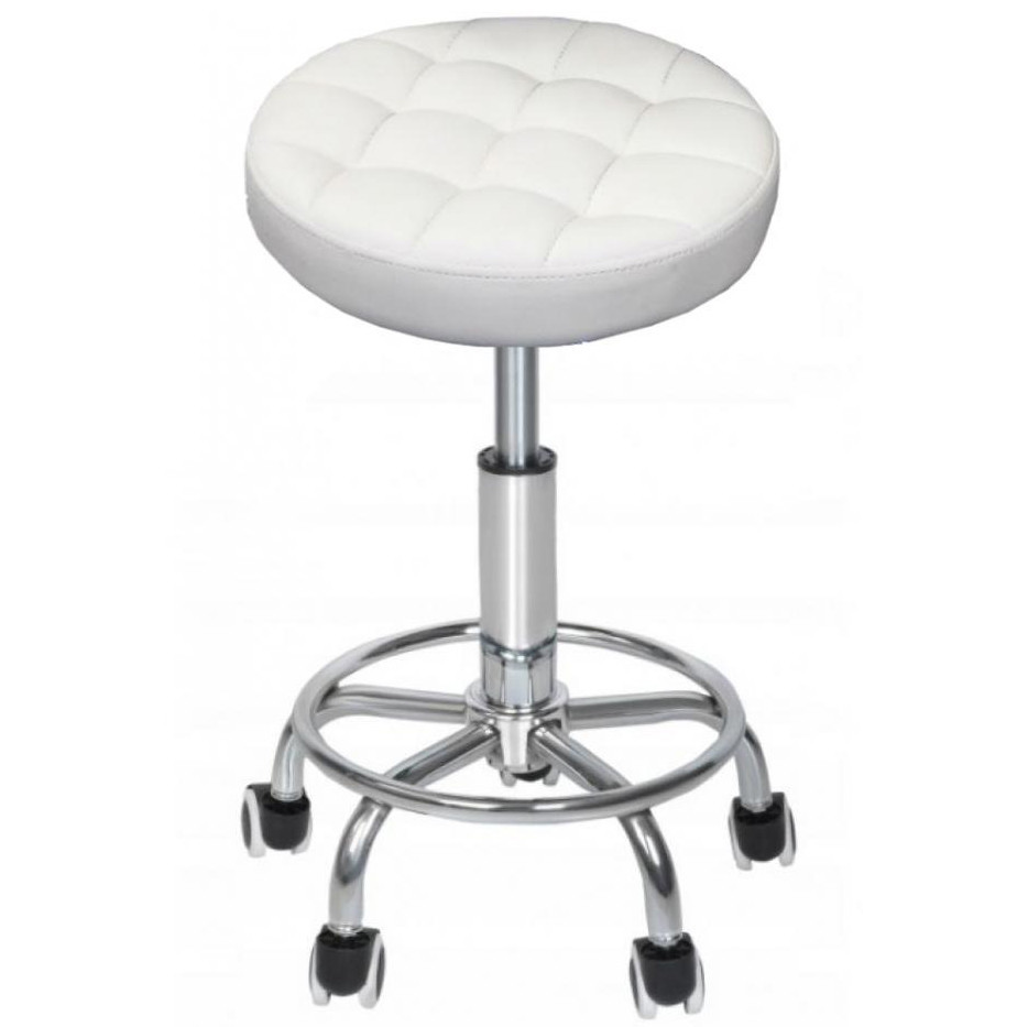 Кресло табурет стул на колесах без спинки круглое Bonro B-496 Киев - изображение 1