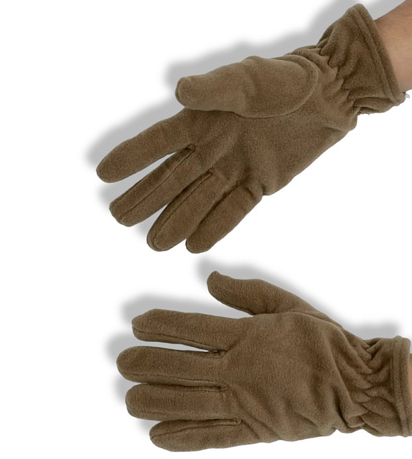 Перчатки чоловічі зимові теплі теплі фліс Одеса - фото 3