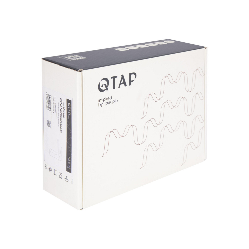 Смеситель для раковины низкий Qtap Nando QTNAN270CRM48649 Chrome Киев - изображение 8