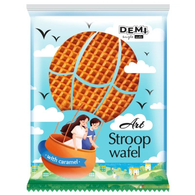Вафлі Demi Карамельною начинкою та вершковим маслом 33 г (de.22064) Вінниця - фото 1