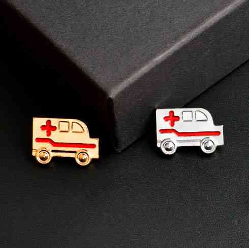 Брошь для доктора Скорая помощь серебристая Киев