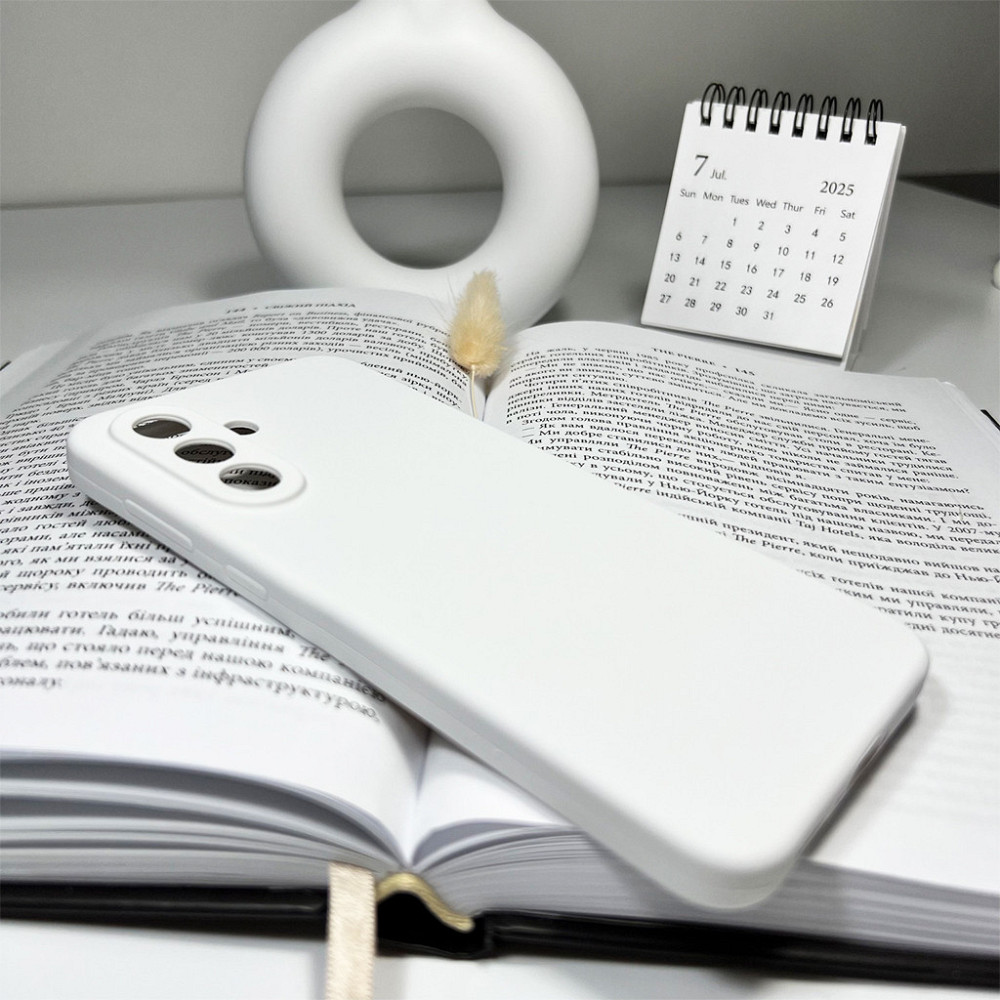 Чохол Cosmic Silicone для Samsung Galaxy A36 Білий Київ - фото 3