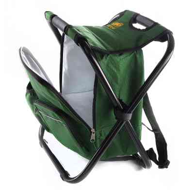 Стул складной СИЛА 28х35х43 см сталевий каркас D19mm з термосумкою (960768) Винница