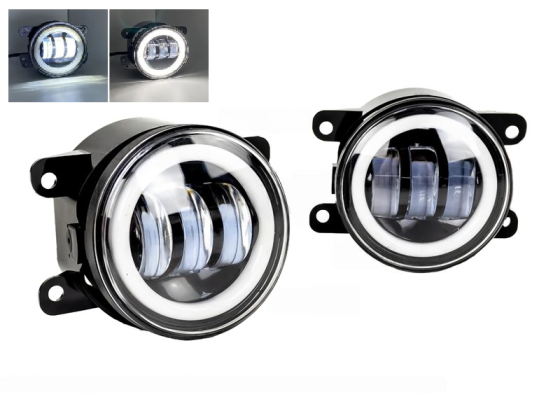 Комплект противотуманных LED фар StarLight SB-350+DRL D=90мм белый свет (Renault, Citroen, Ford, Mitsubishi, Opel, Peugeot, Харьков