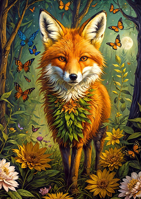Пазл Зачарована лисиця - Enchanted Fox (Enjoy-2162) Киев - изображение 3