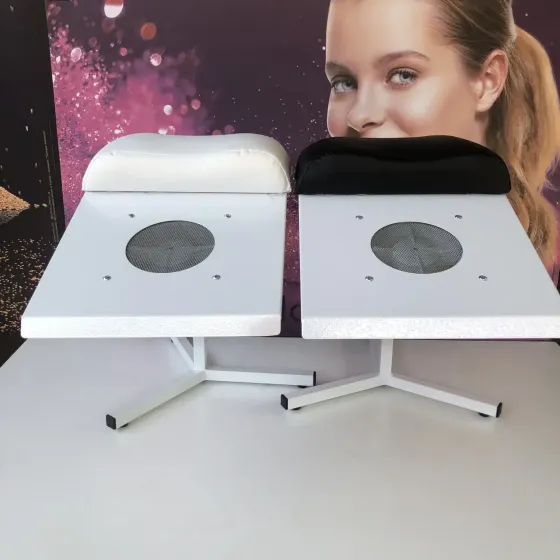 Вытяжка для педикюра с подставкой-треной, мощностью 80 Вт, 100 киловатт. Белая Киев