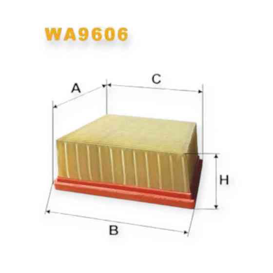 Фільтр Ford Fiesta VI 1.25-1.6 I, TDCI (2008-) повітряний Мукачево